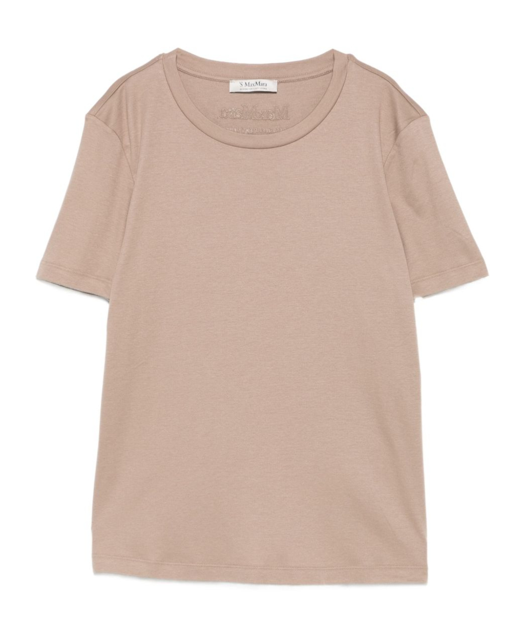 Max Mara Short-sleeved T-shirt In Neutral