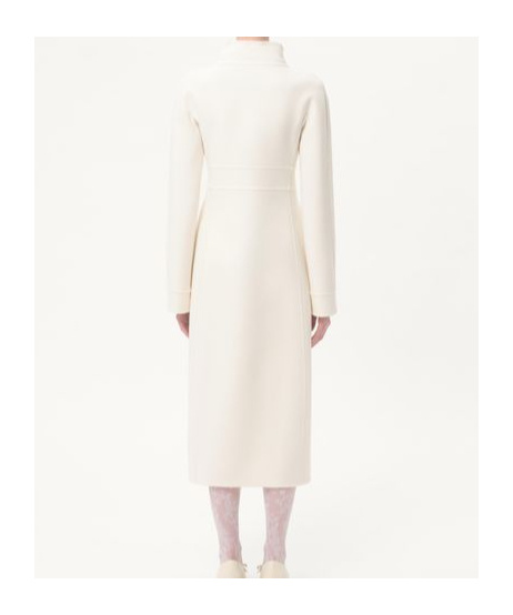 Valentino Wool-cashmere Double-breasted Overcoat In White