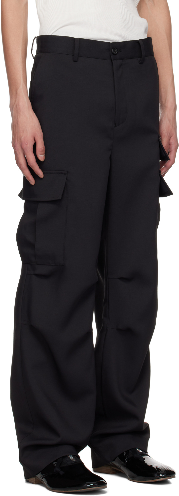 Undercover Up1e4504 Cargo Pants In Black