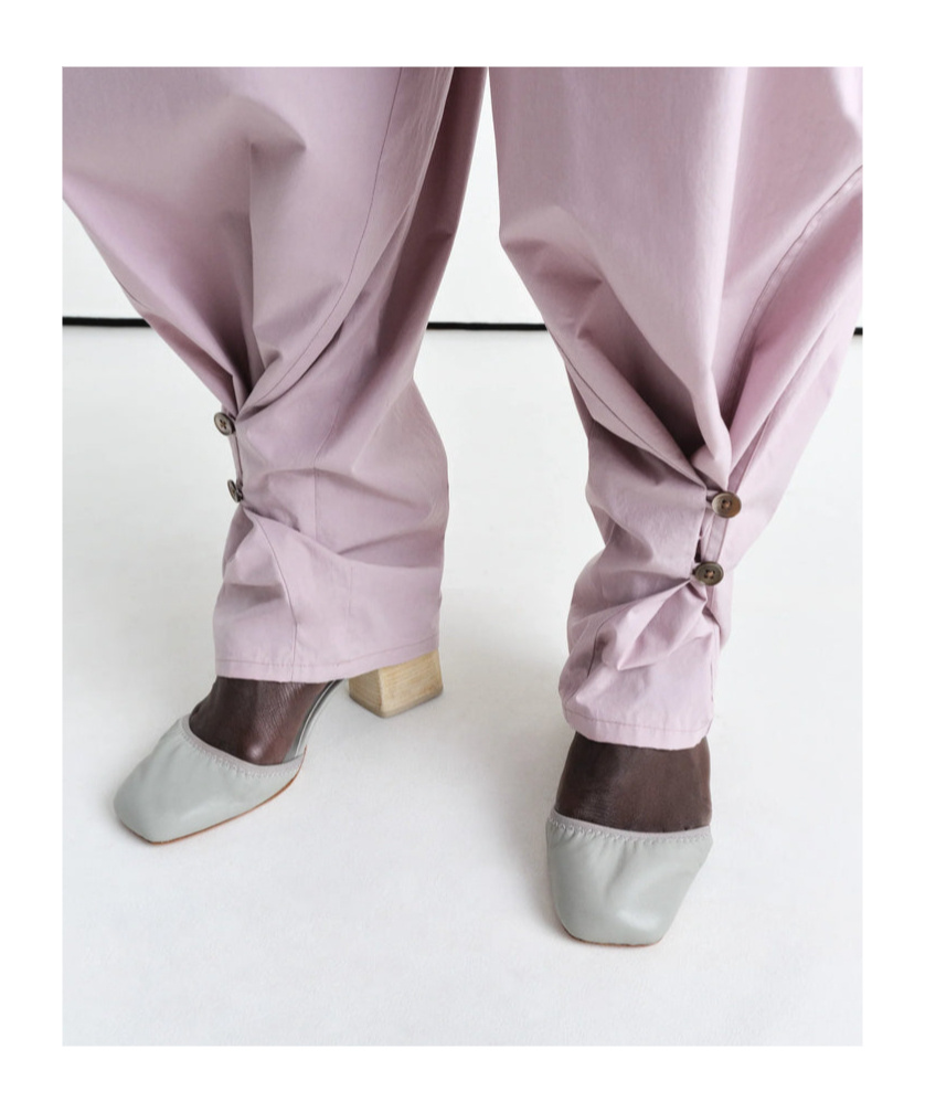Lemaire Parachute Jumpsuit In Dusty Rose