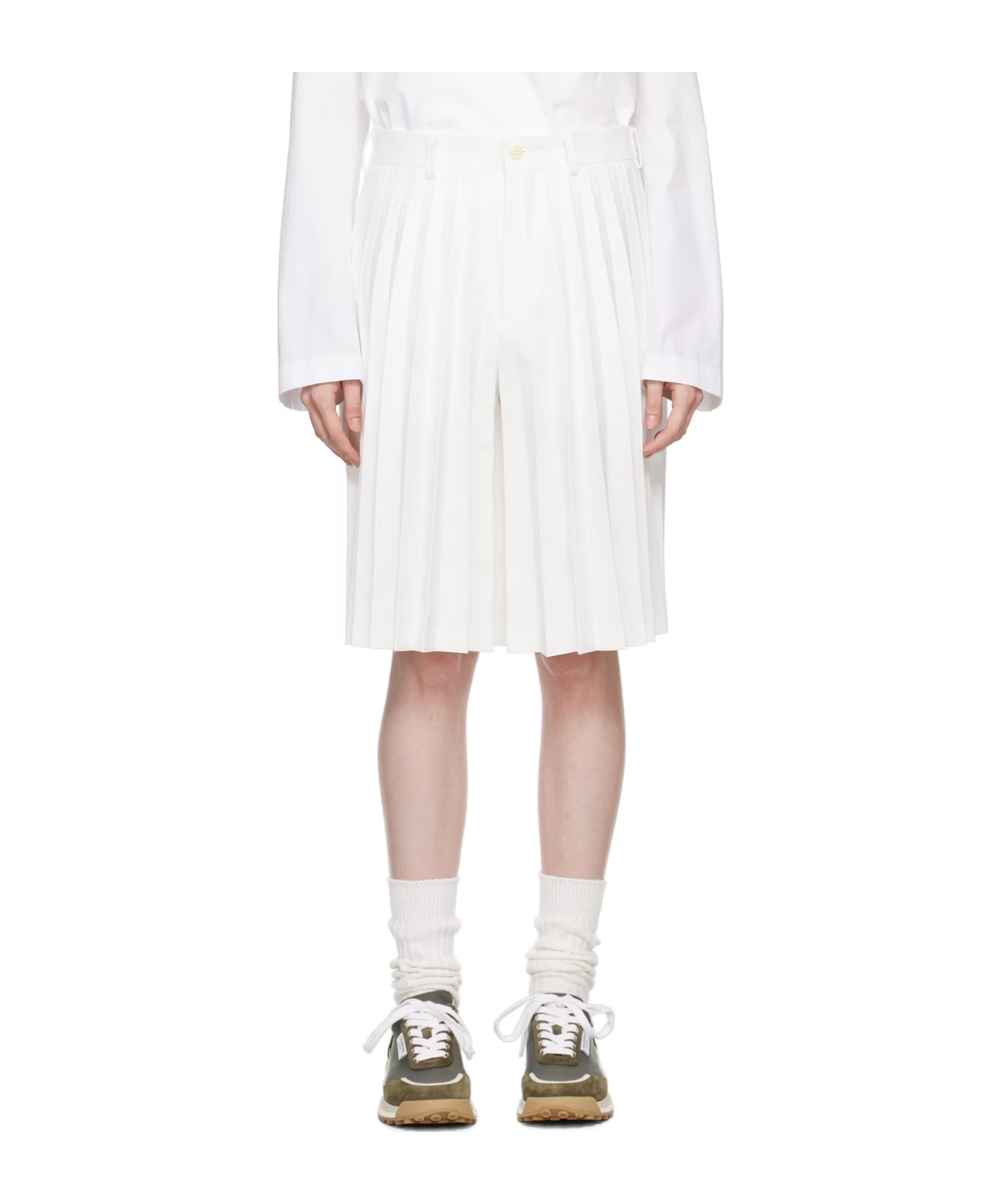 COMME DES GARÇONS PLEATED SHORTS