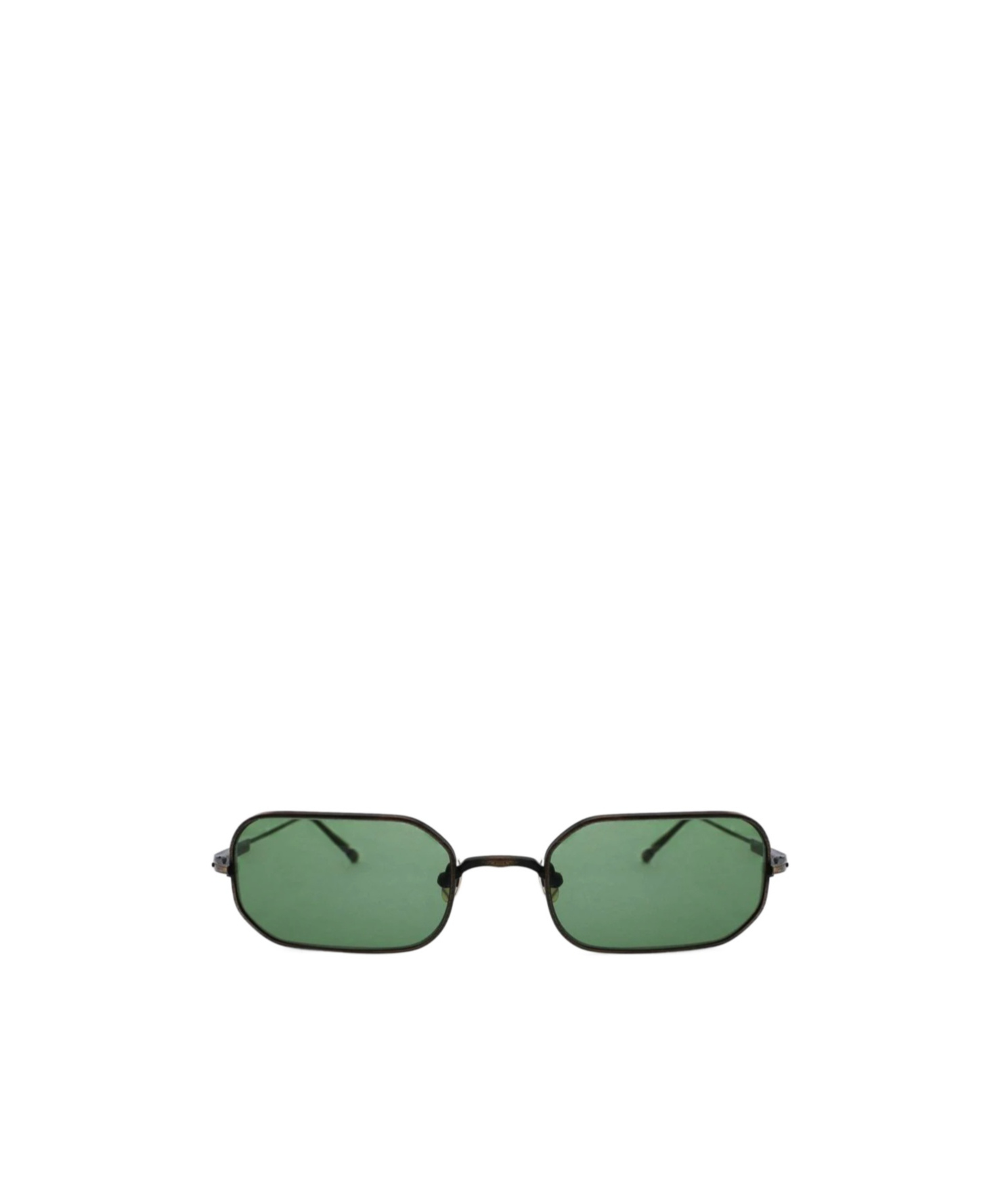 Matsuda Geometric Frame Sunglasses In Green