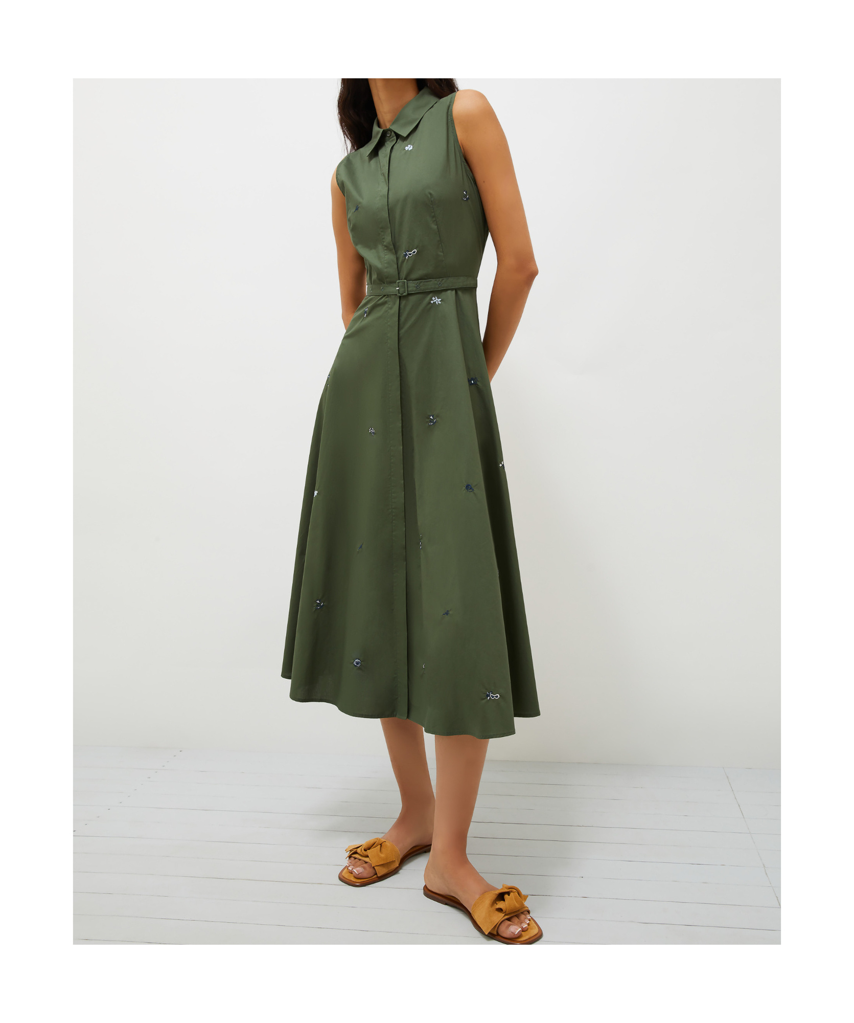 Shop Marella Fit-and-flare Dress