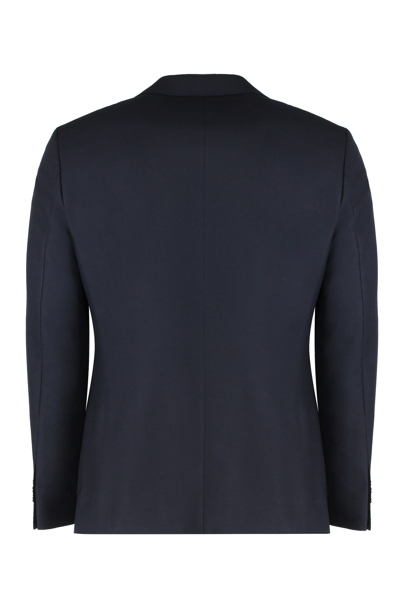 Hugo Boss Boss Single-breasted Two-button Jacket In Blue