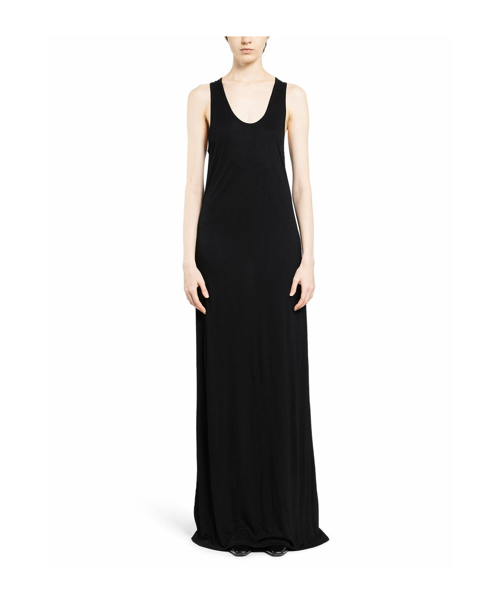 Shop Totême Sleeveless Maxi Dress In Black
