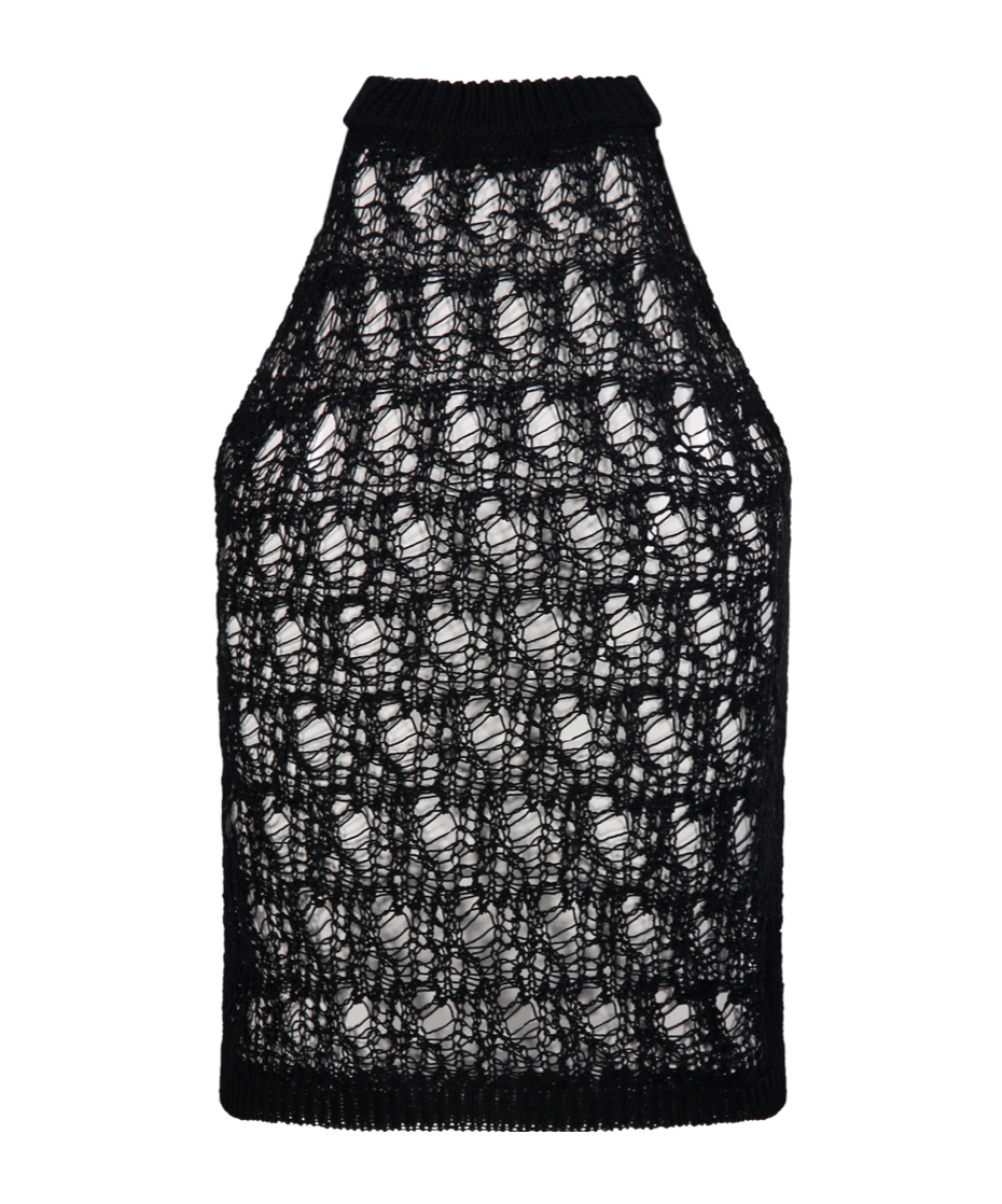Roberto Collina Sleeveless Top In Black