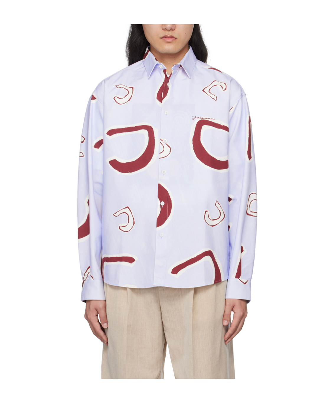 Jacquemus La Chemise Simon Cotton Shirt In White