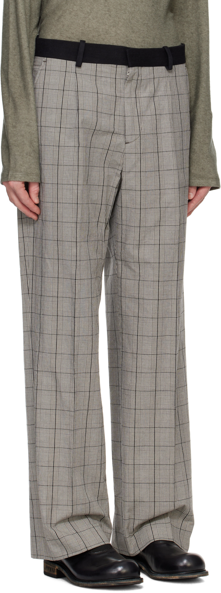 Our Legacy Gray Borrowed Chino Trousers In Gray