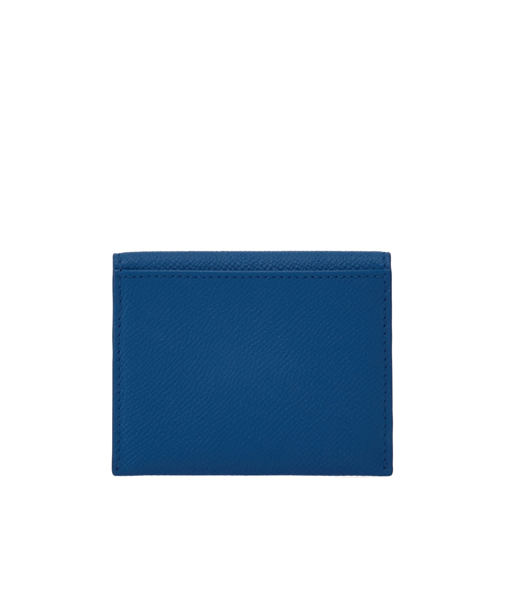 Ferragamo Gancini Credit Card Holder In Blue