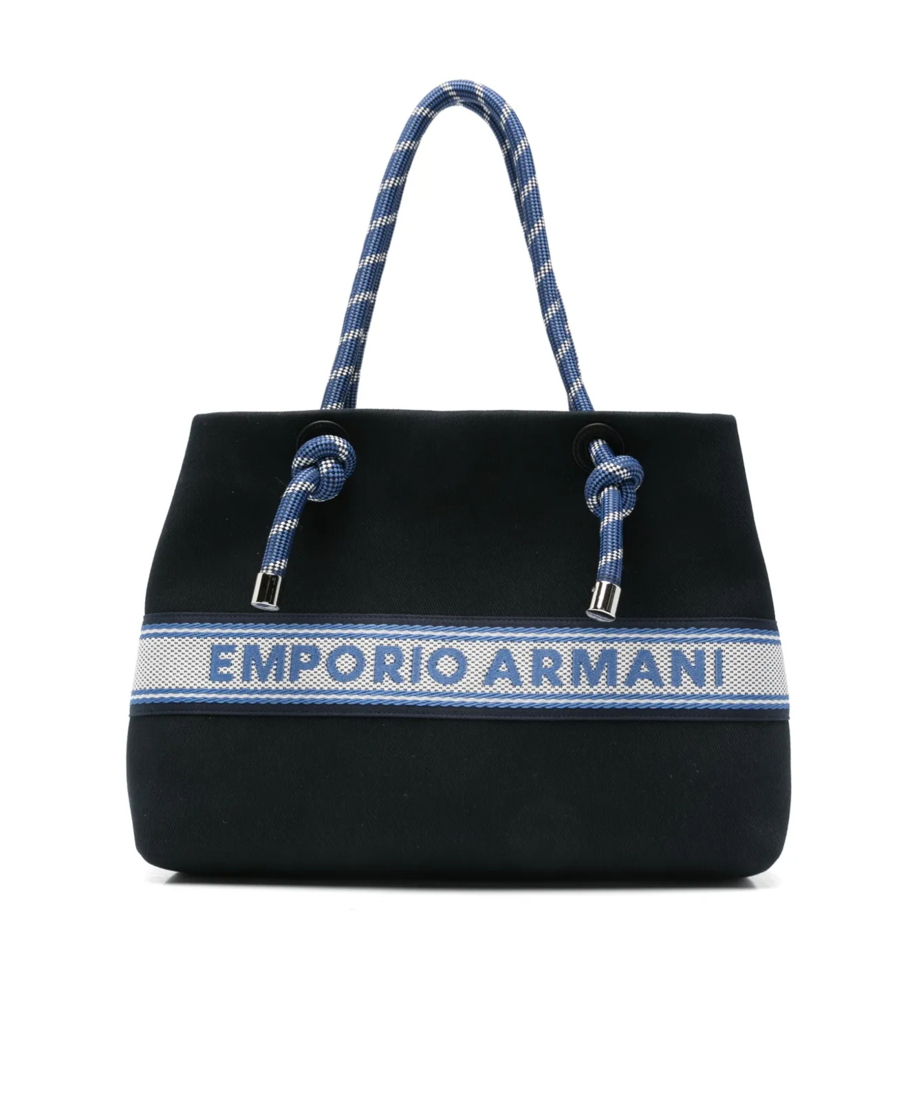 Emporio Armani Logo-embroidered Tote Bag