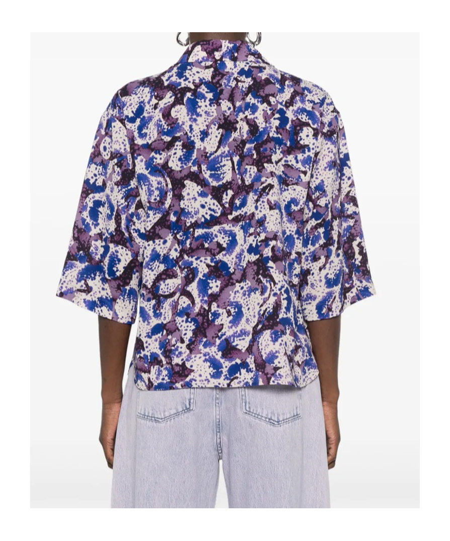 Dries Van Noten Lapel Shirt In Purple