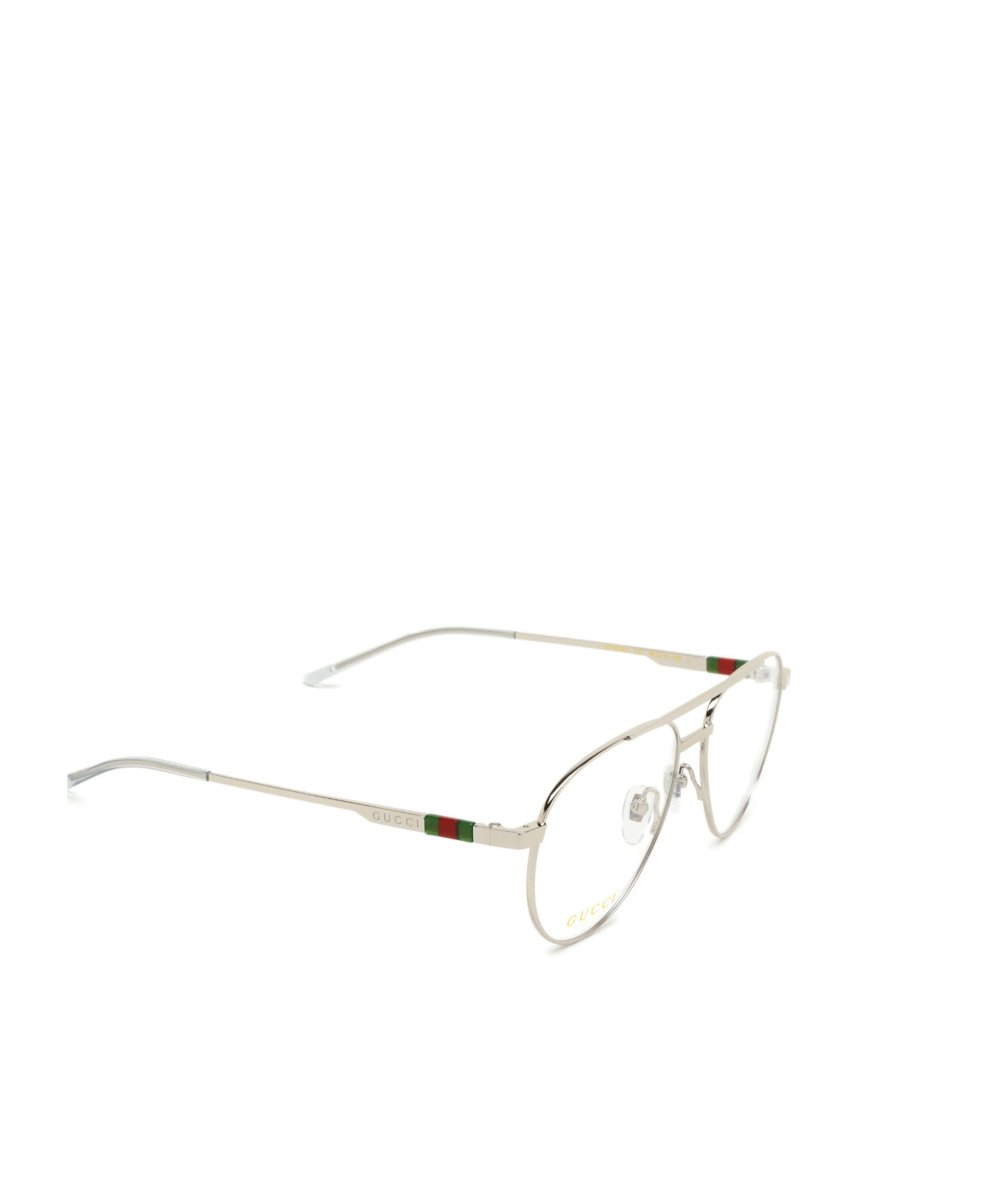 Gucci Pilot-frame Glasses In Nude