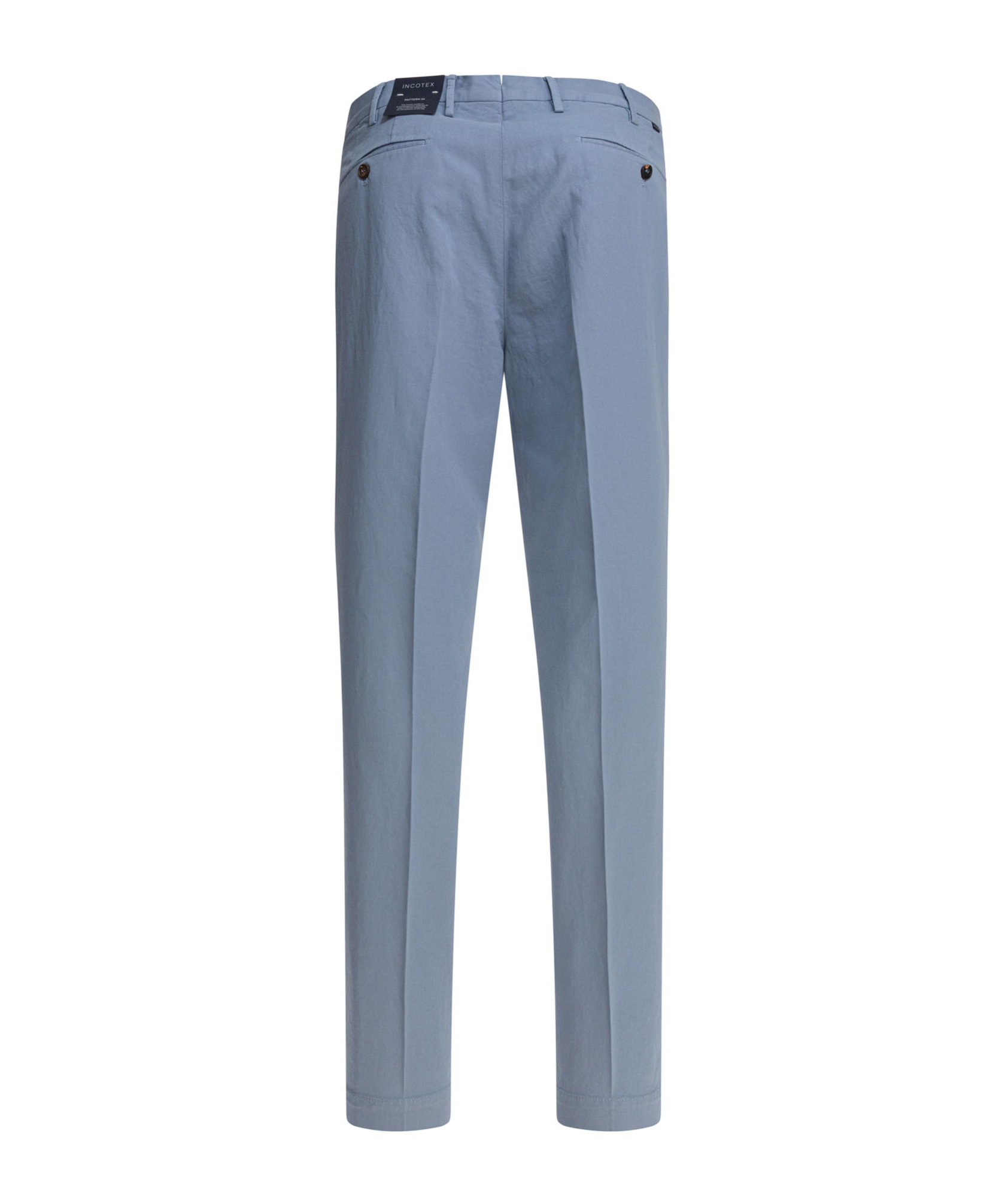 Incotex Tailored Trousers With Pleats And Pockets In Lightblue