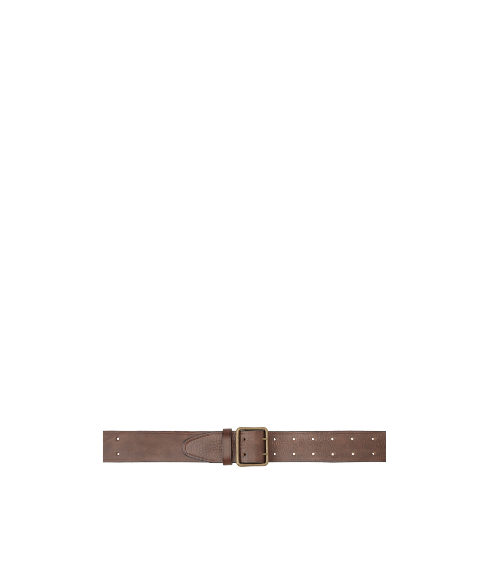 Rrl Conrad Belt In Brown