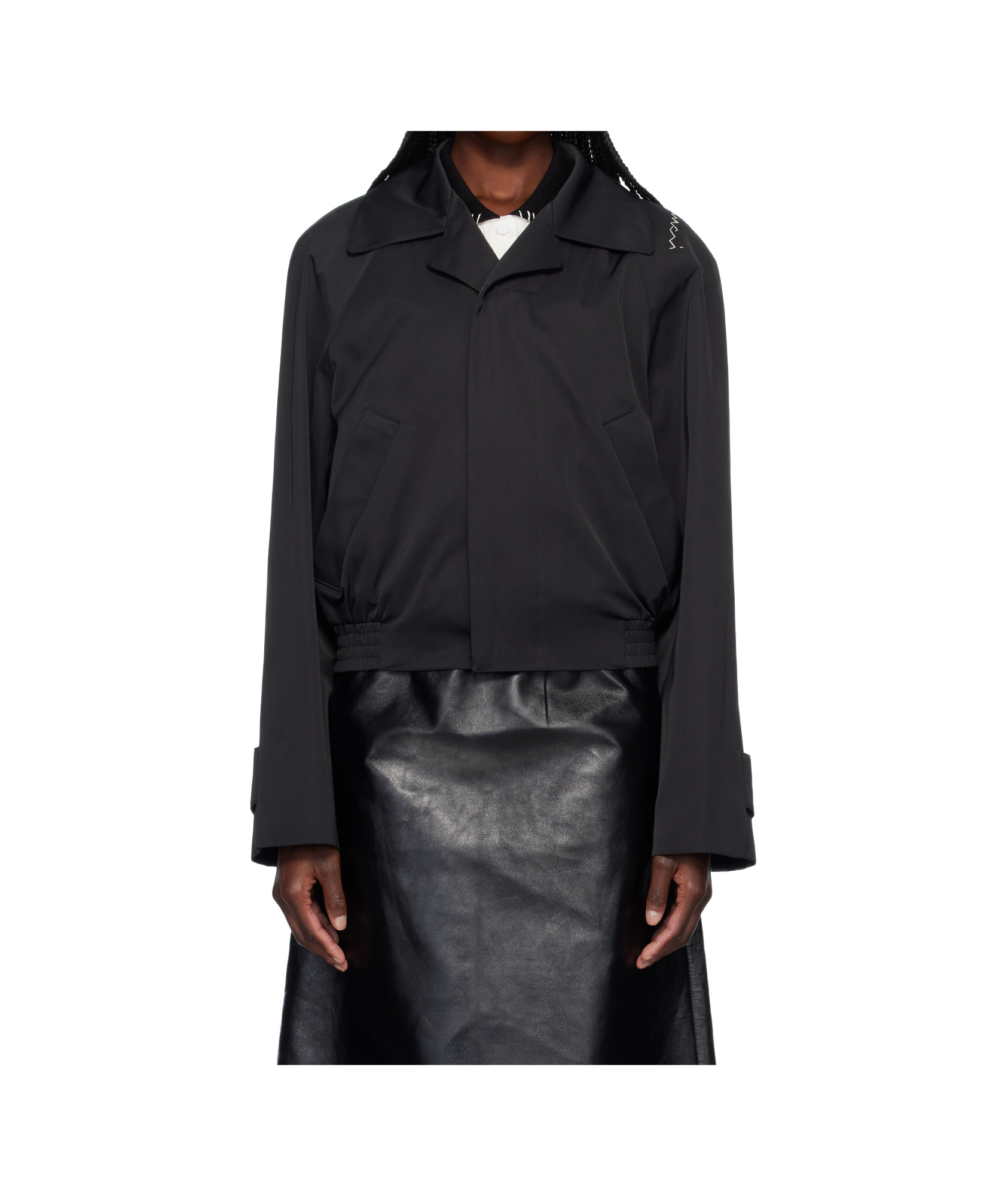 Marni Water-repellent Jacket In Black