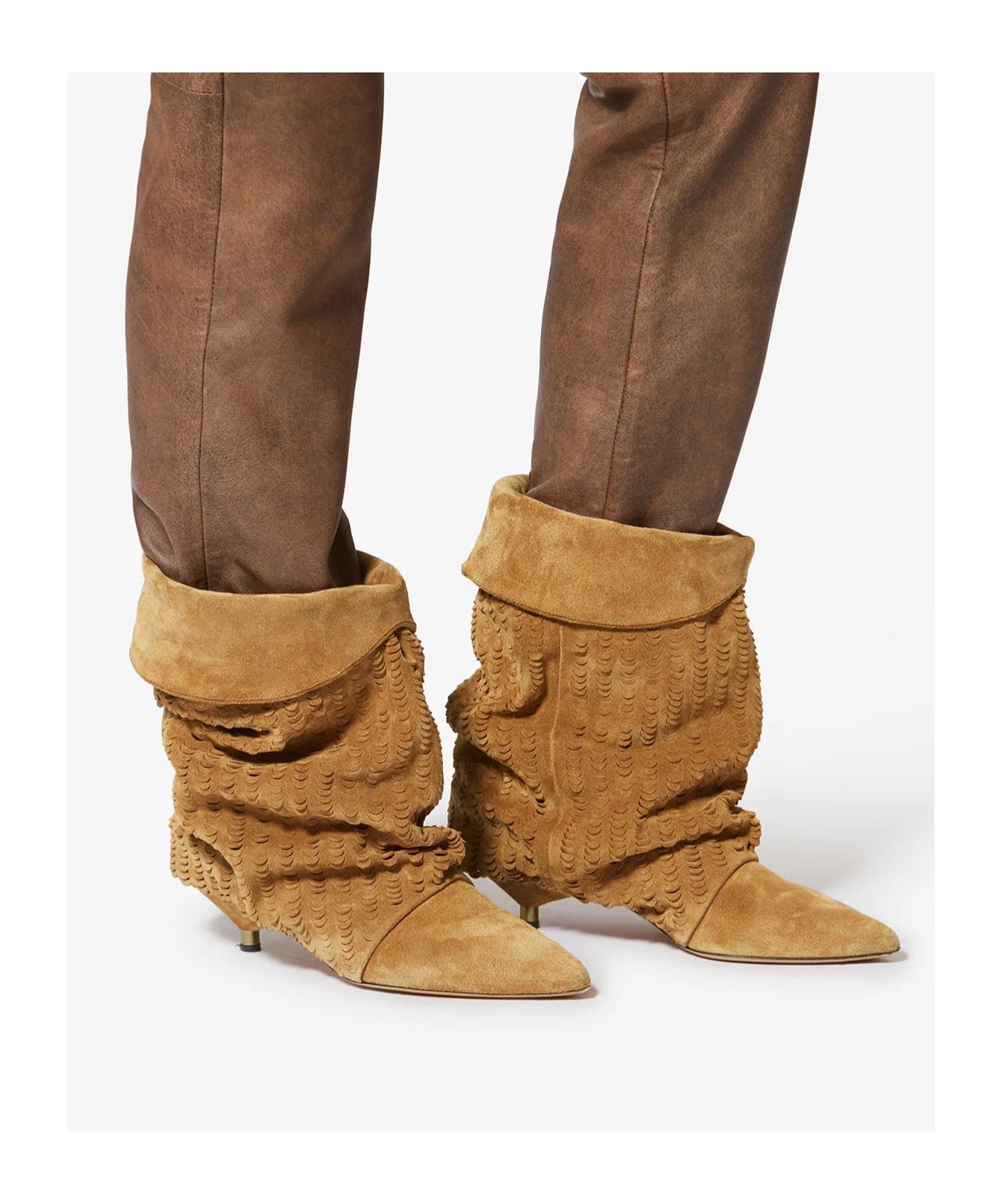 Isabel Marant 45mm Edrik Embossed Boots In Multi