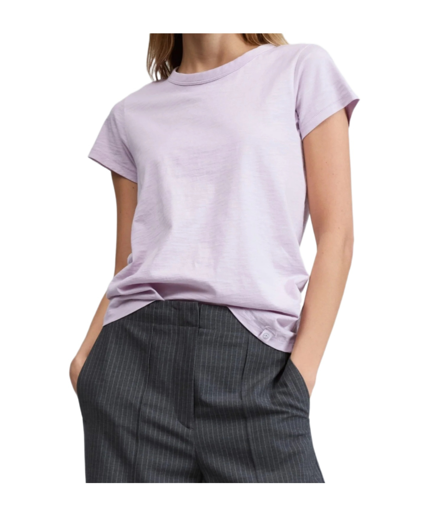 Rag & Bone Short Sleeve T-shirt In Pink