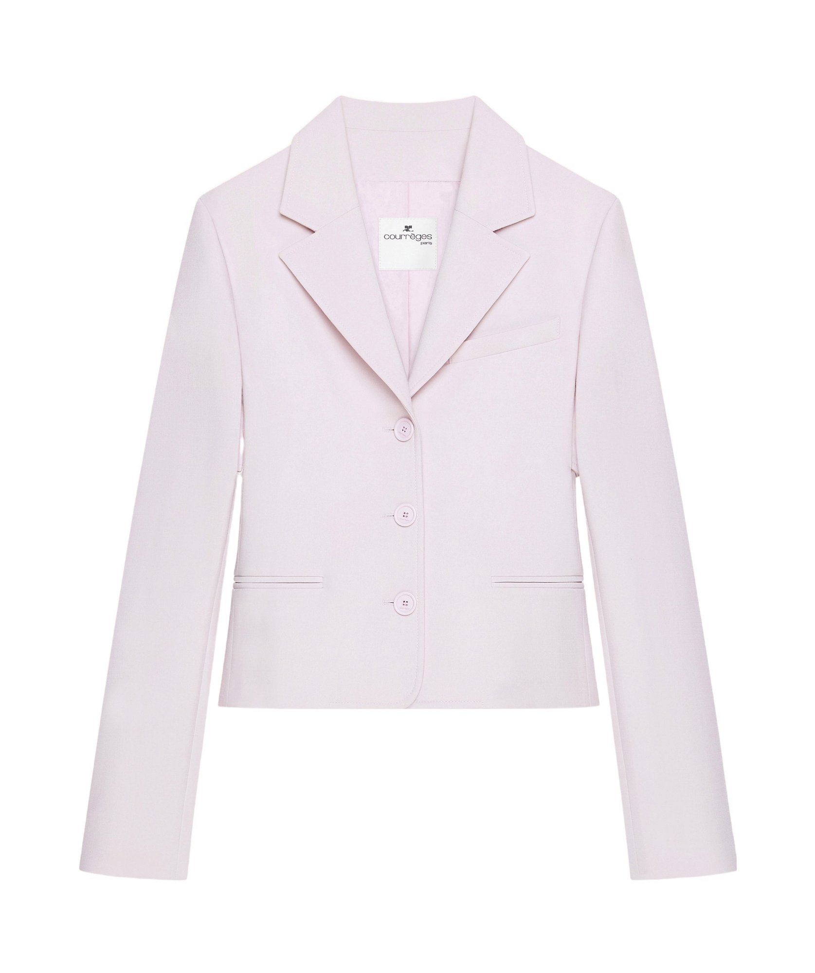 Shop Courrèges Martingale-strap Blazer