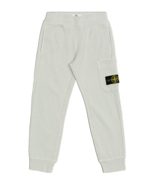 Stone Island Elastic Waist Sweatpants In Blue