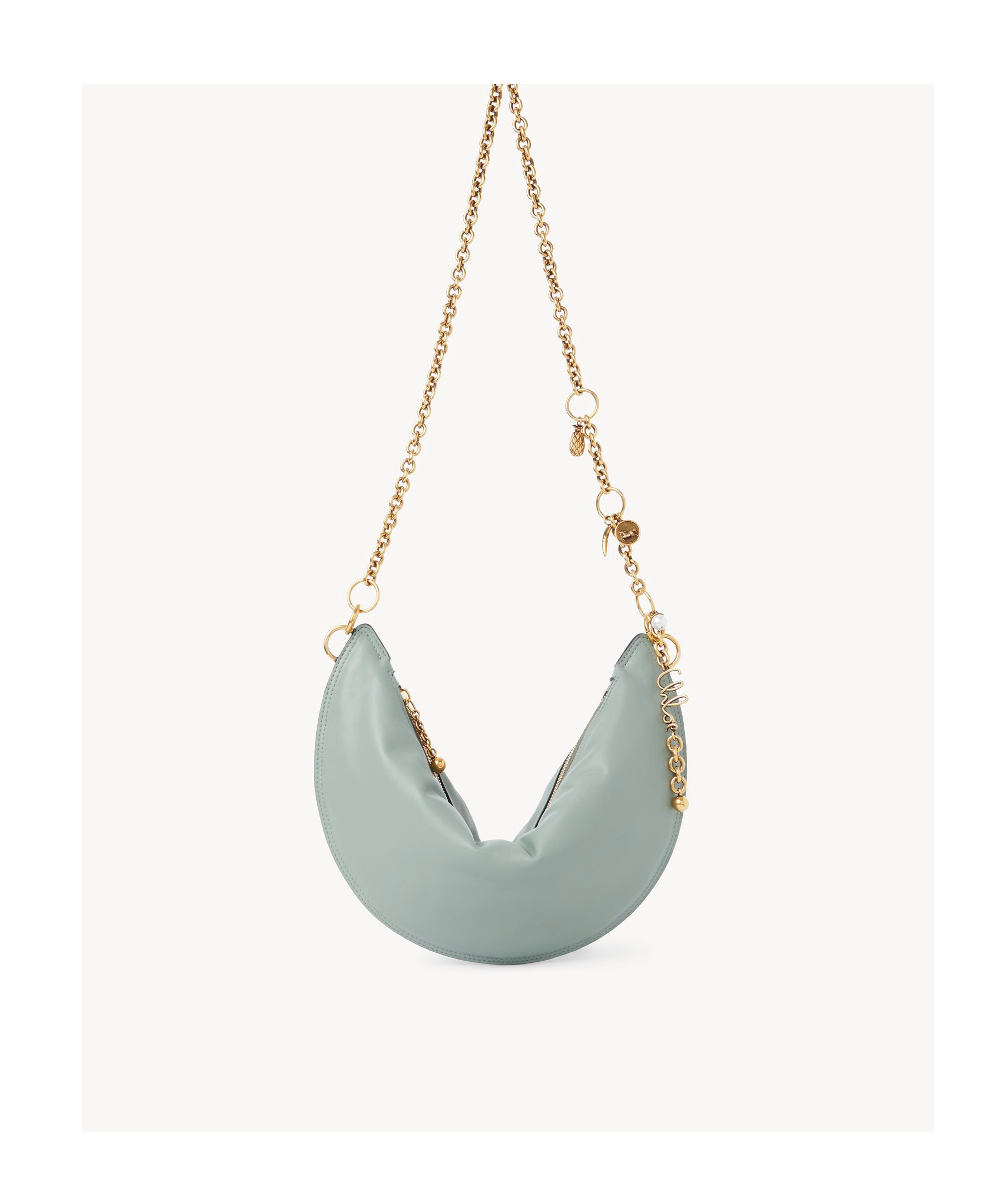 Chloé Sea Green Nappa Leather Chloe Icons Shoulder Bag