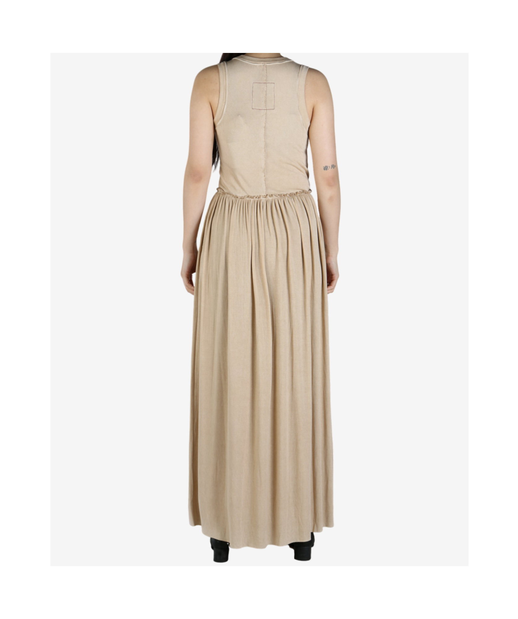 Uma Wang Ardal Sleeveless Maxi Dress In Nude