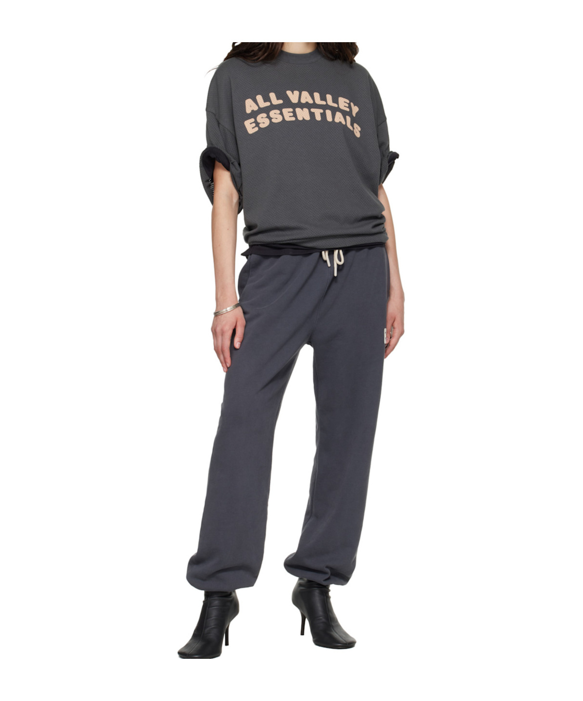 Essentials Drawstring Sweatpants In Black