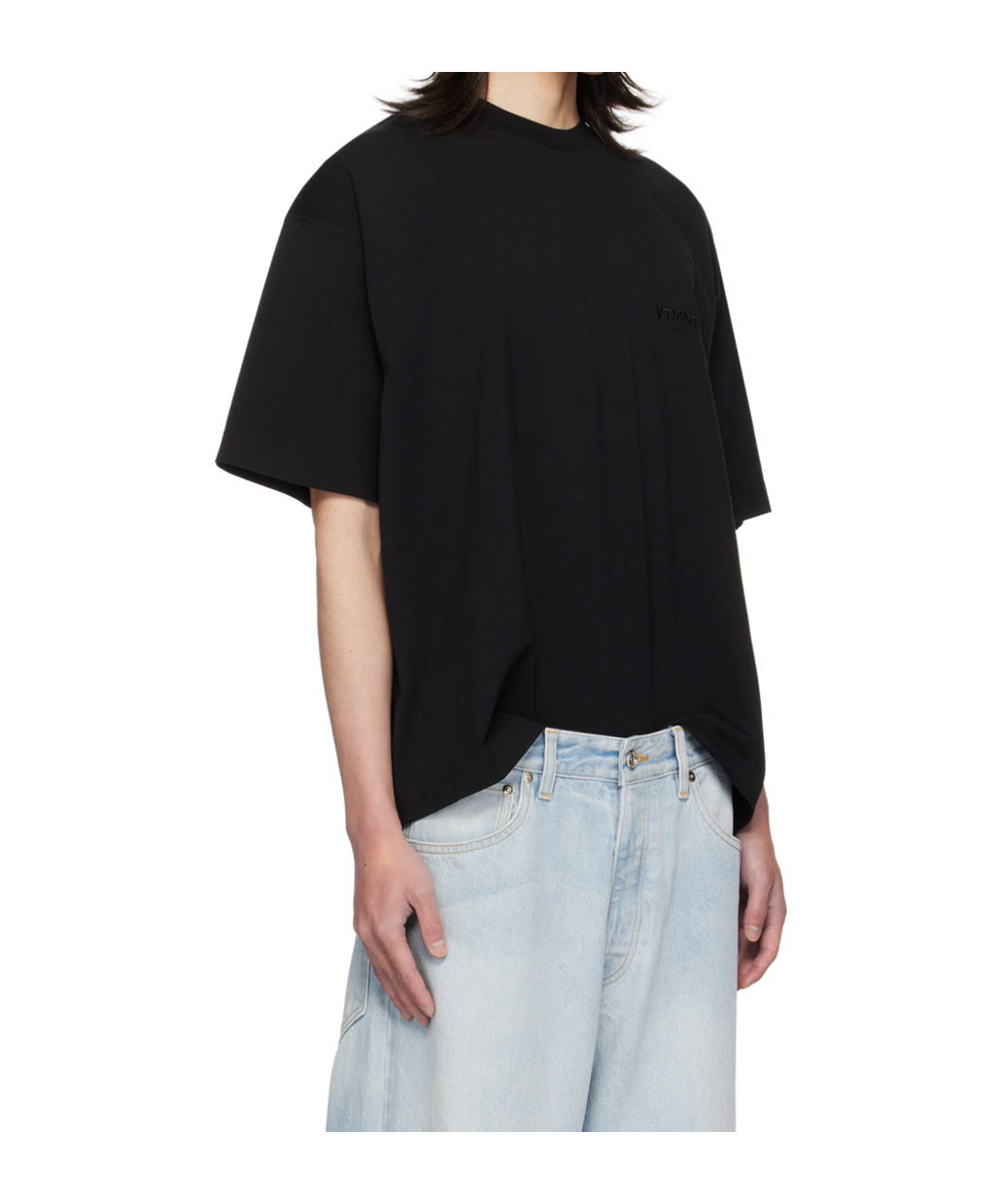 Vtmnts Short-sleeved T-shirt In Black
