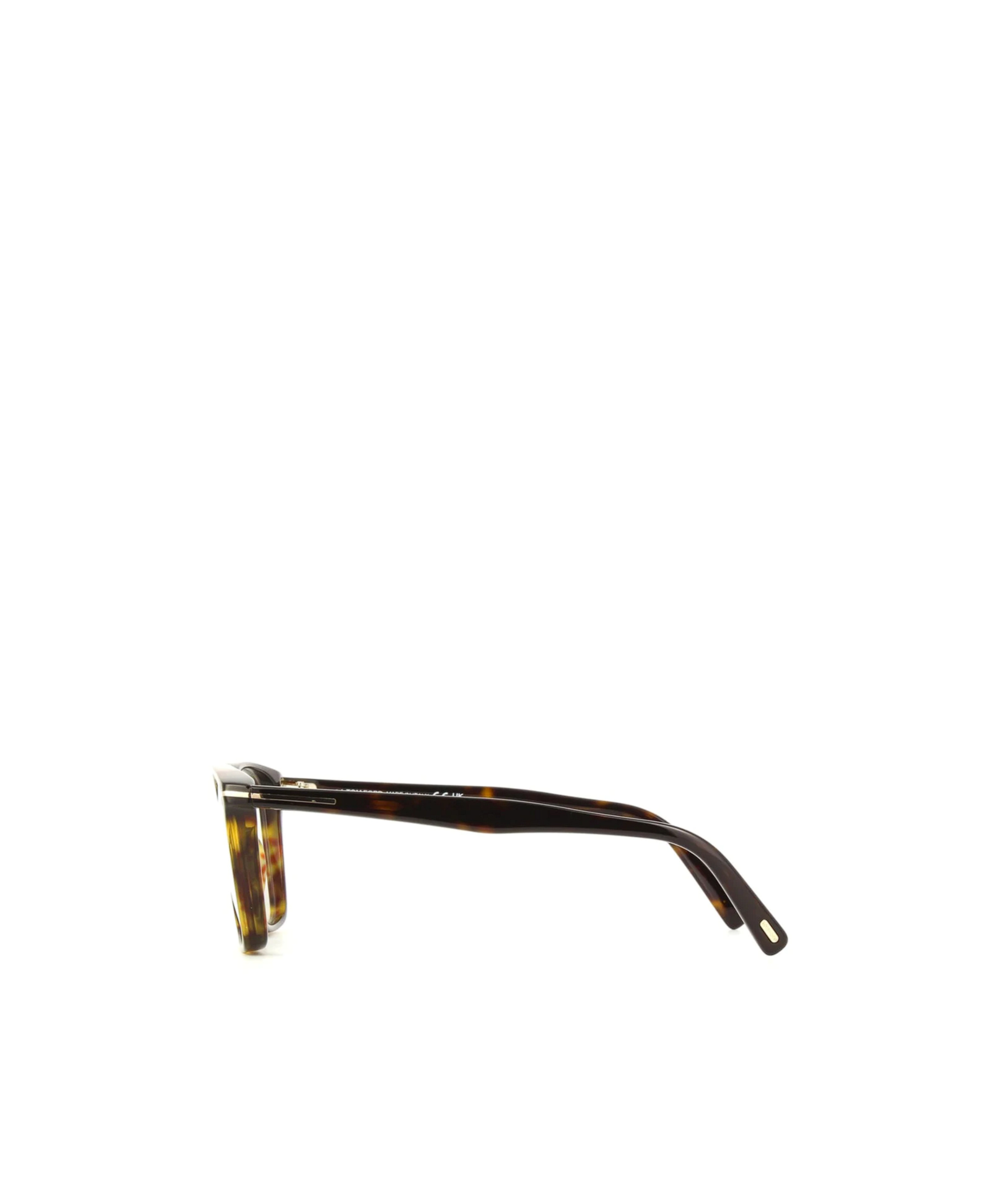 Tom Ford Eyewear Rectangle Frame Glasses In Green