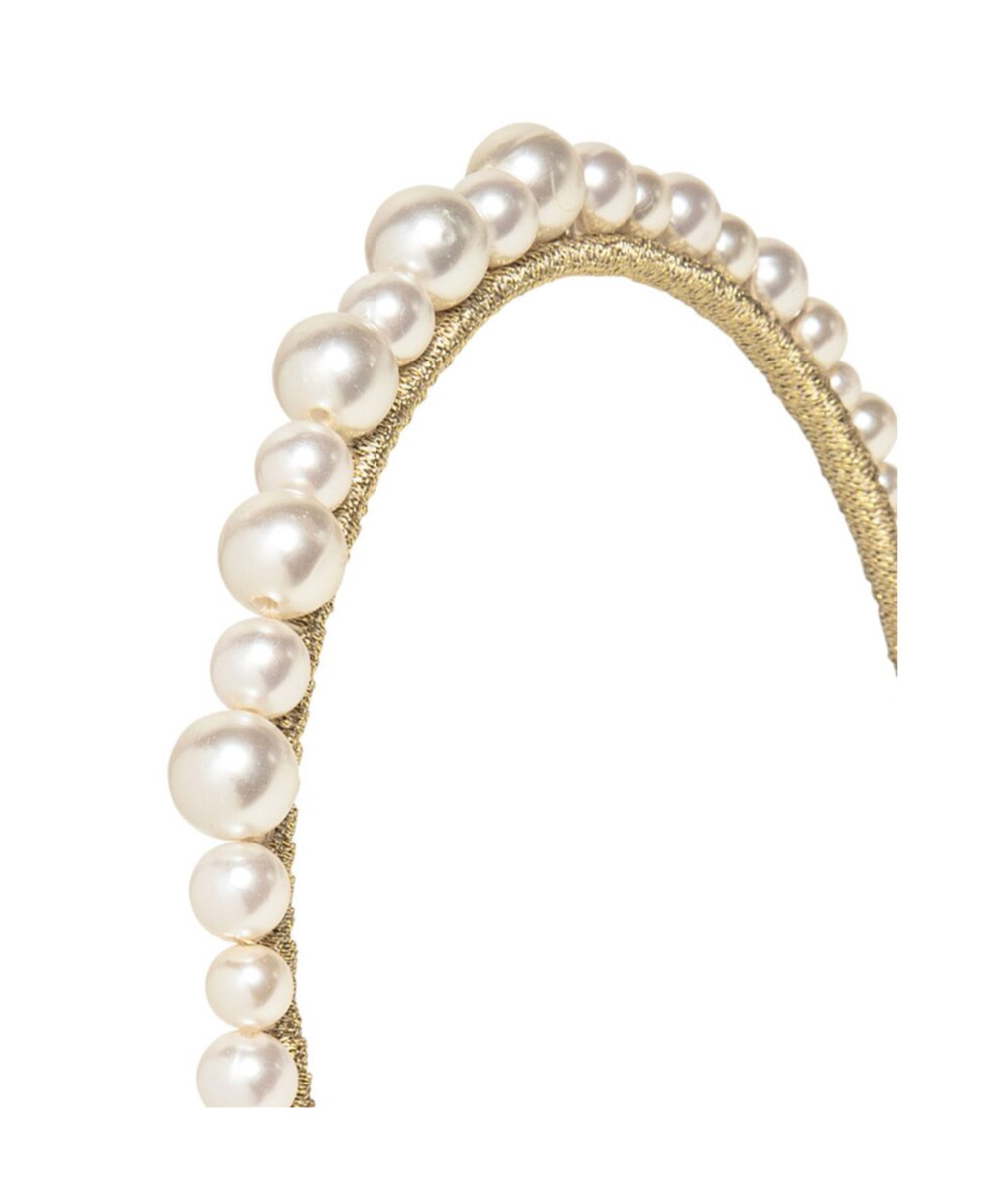 Jennifer Behr Belladonna Headband In Yellow