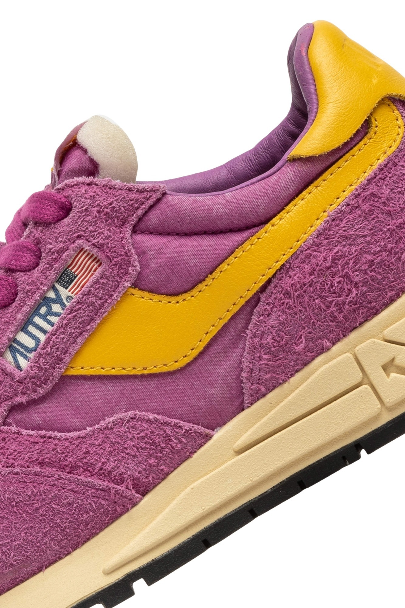 Autry 'reelwind' Violet Low Top Sneakers With Logo Patch On Tongue And Side In Pink