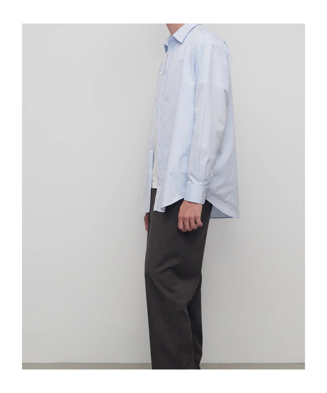 The Row Ottis Pant In Cotton And Cashmere In Brown