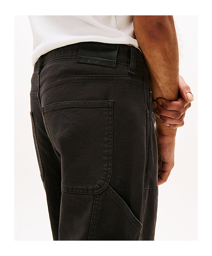 Tommy Hilfiger Belt Loops Jeans In Black