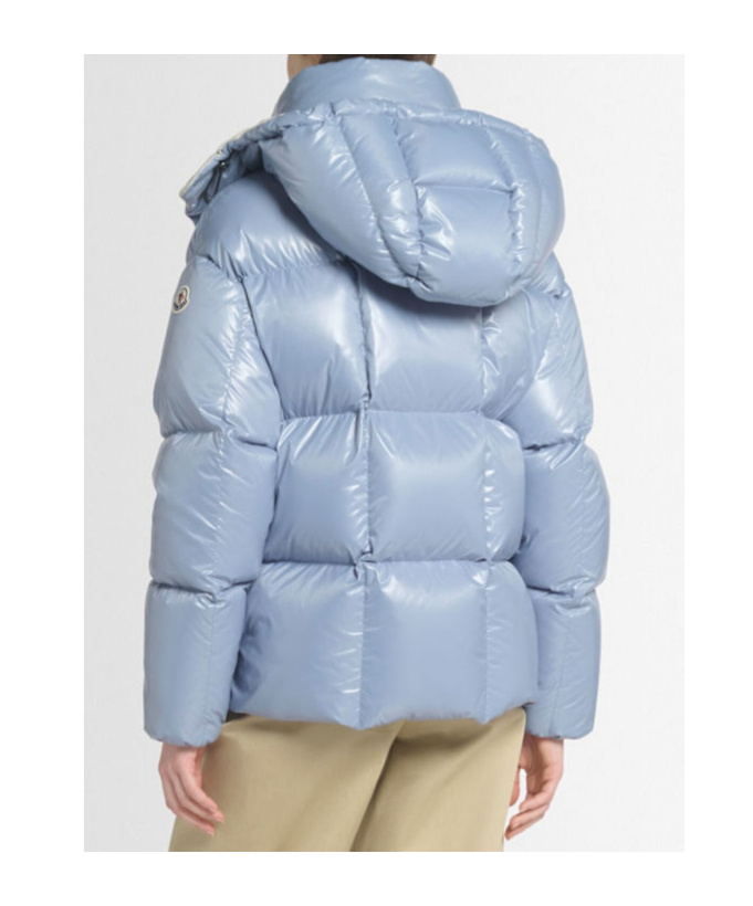 Moncler Down Jacket In Blue