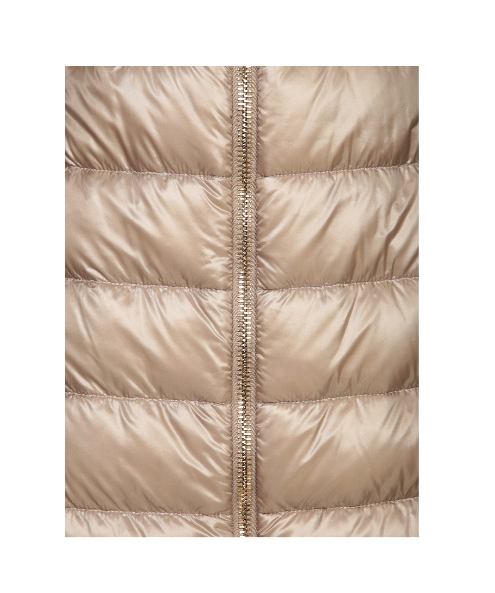 Herno Elisa Long Ecofur Taupejacket In Nude