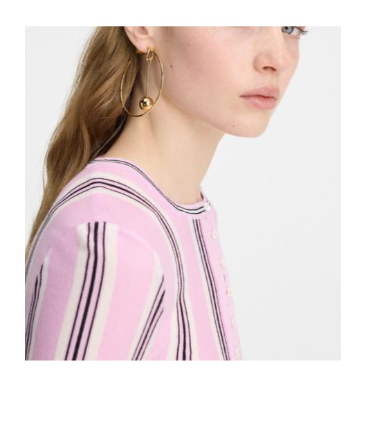 Shop Jacquemus Hoop Earrings In Yellow