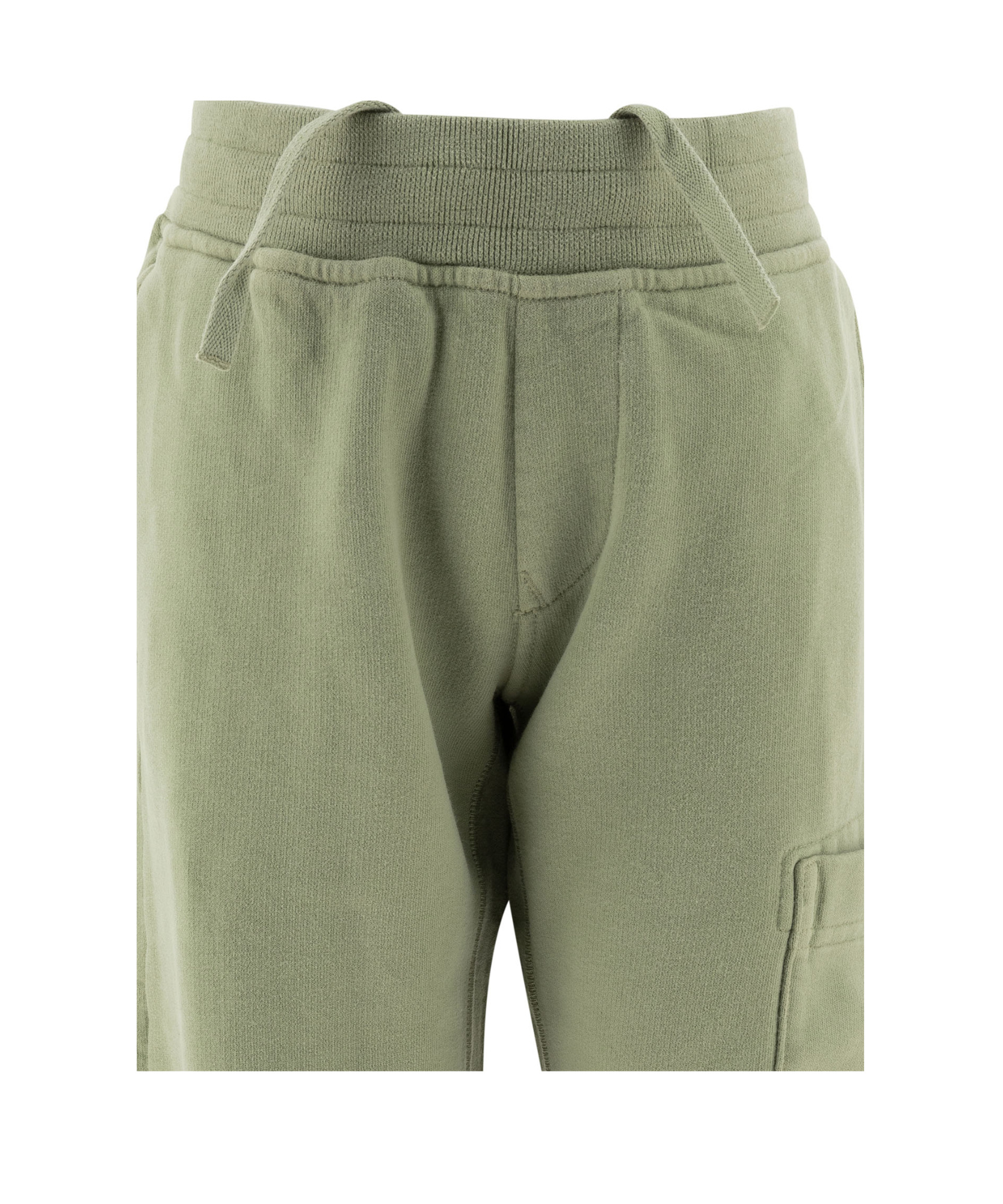 Stone Island Compass-badge Cotton Track Pants In Green