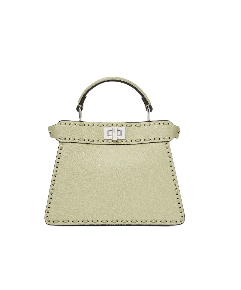 Fendi Peekaboo Shoulder Bag In Brown