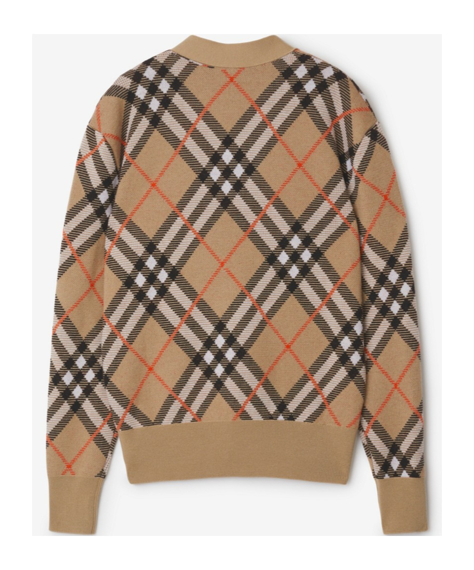 Burberry Cardigan In Brown