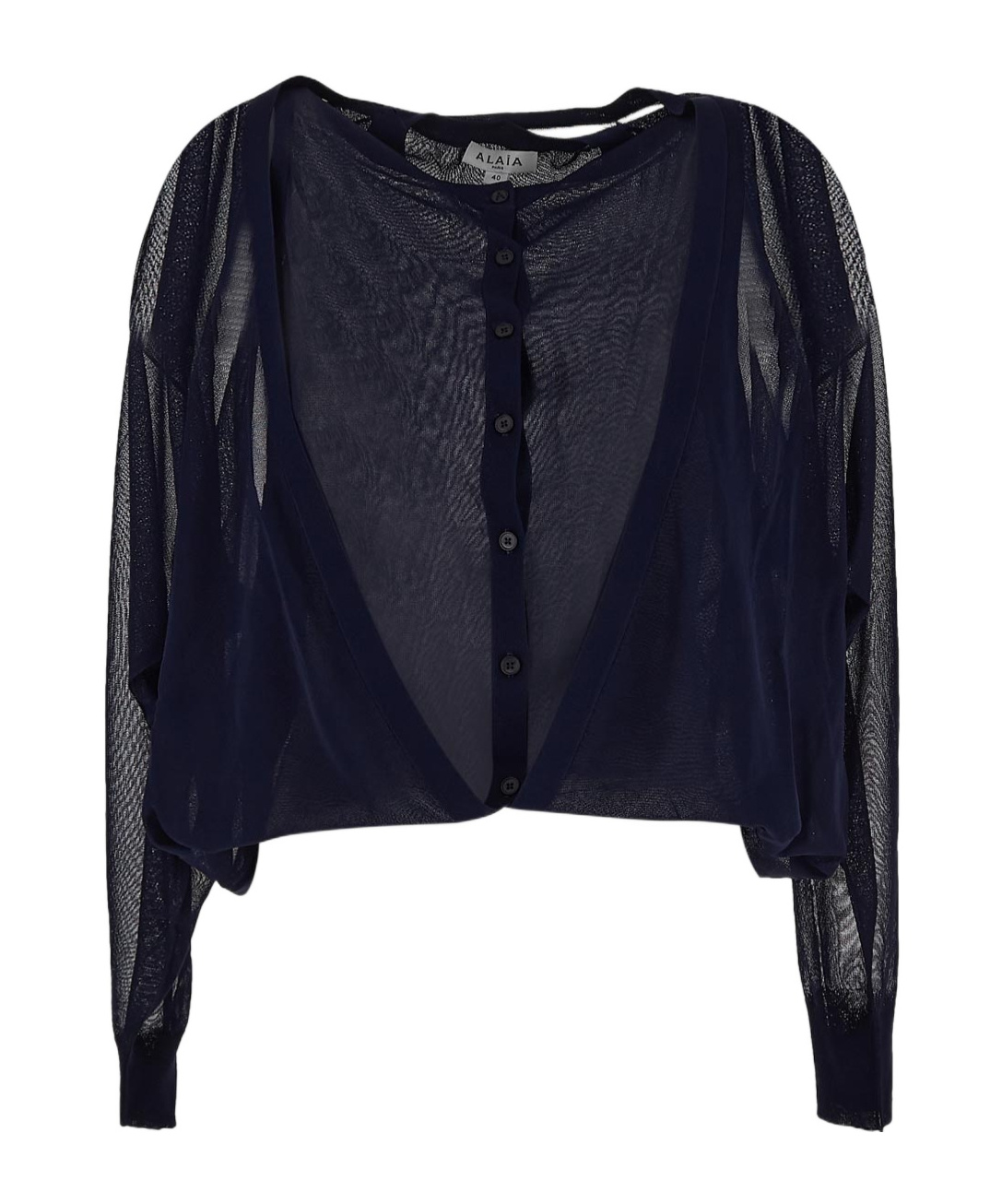 Alaïa Alaia Women Folded Cardigan In Black