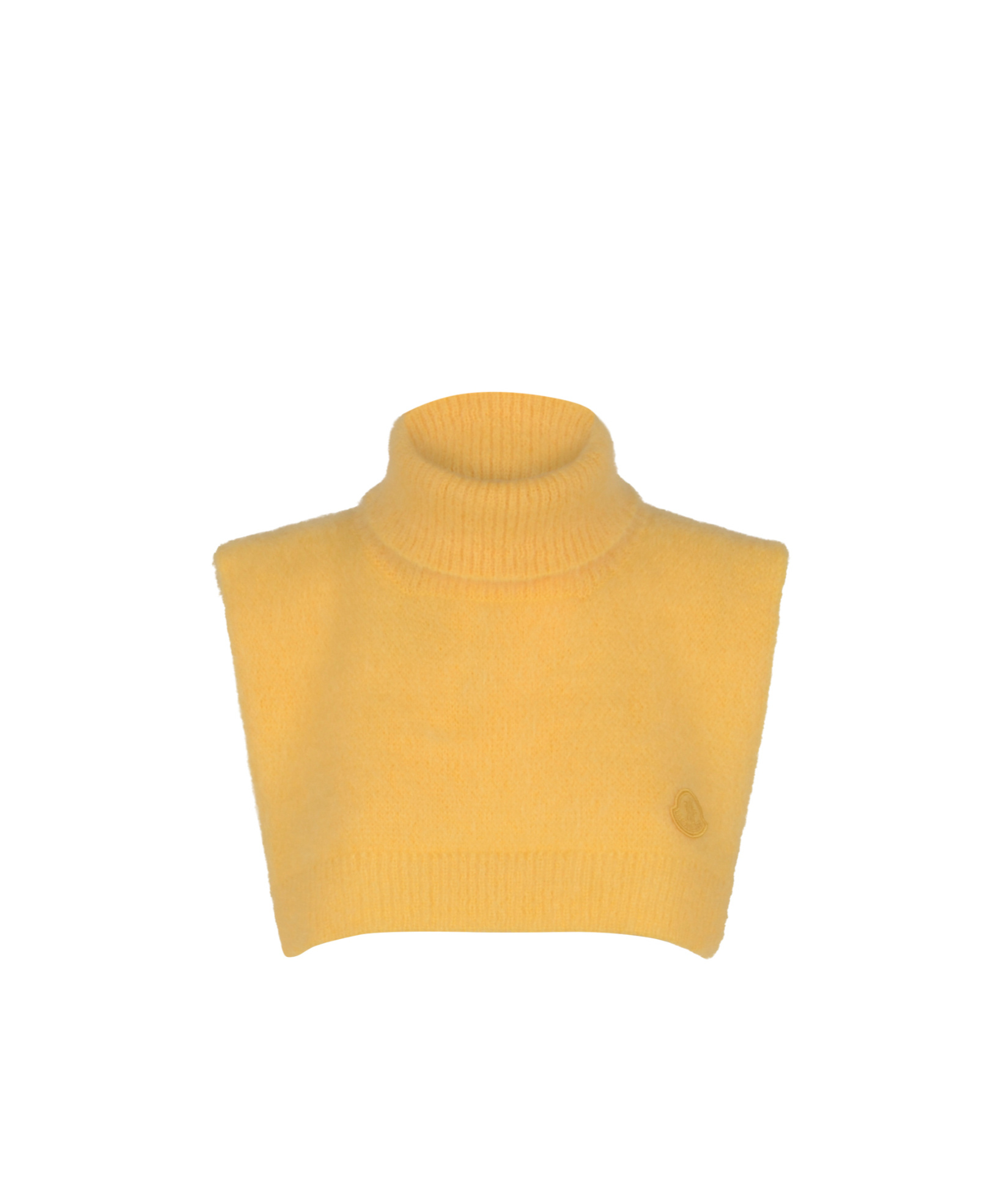 Moncler Turtleneck Vest In Neutral