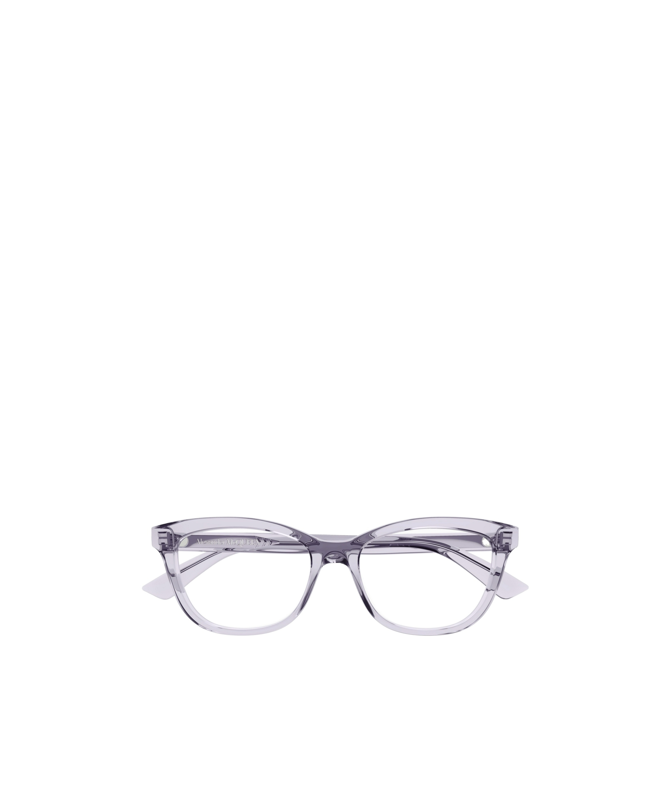 Alexander Mcqueen Eyewear Cat-eye Frame Glasses In White