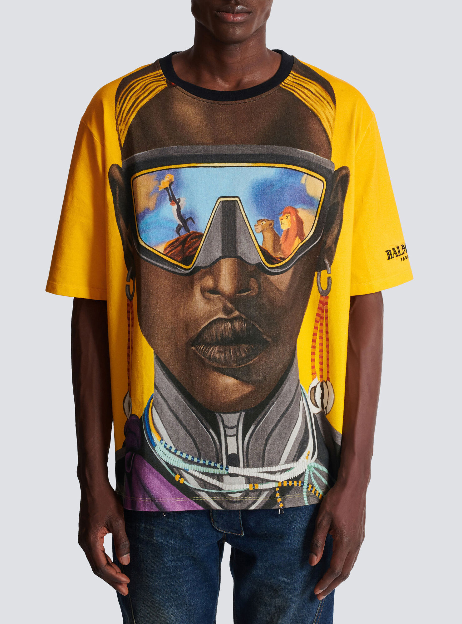 Balmain X Disney The Lion King T-shirt In Multicolor