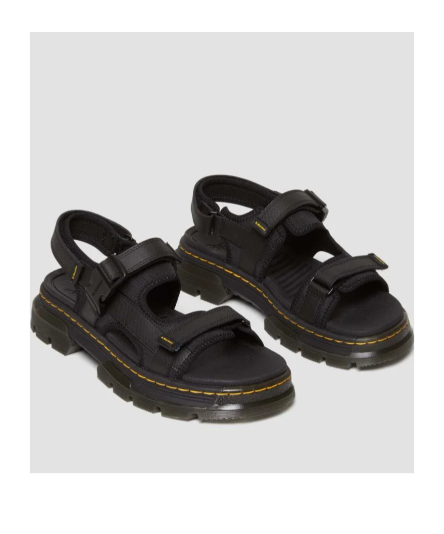 Dr. Martens Forster Poly Webbing Sandals In Black