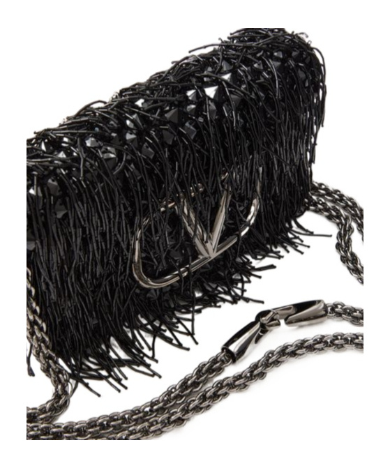 Valentino Women's Loco Small Shoulder Bag In Black