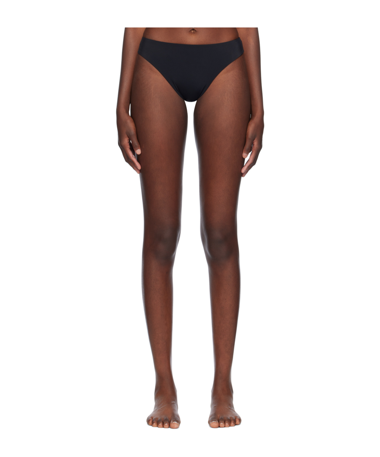 Magda Butrym Elastic Waist Bikini Swimsuit In Red