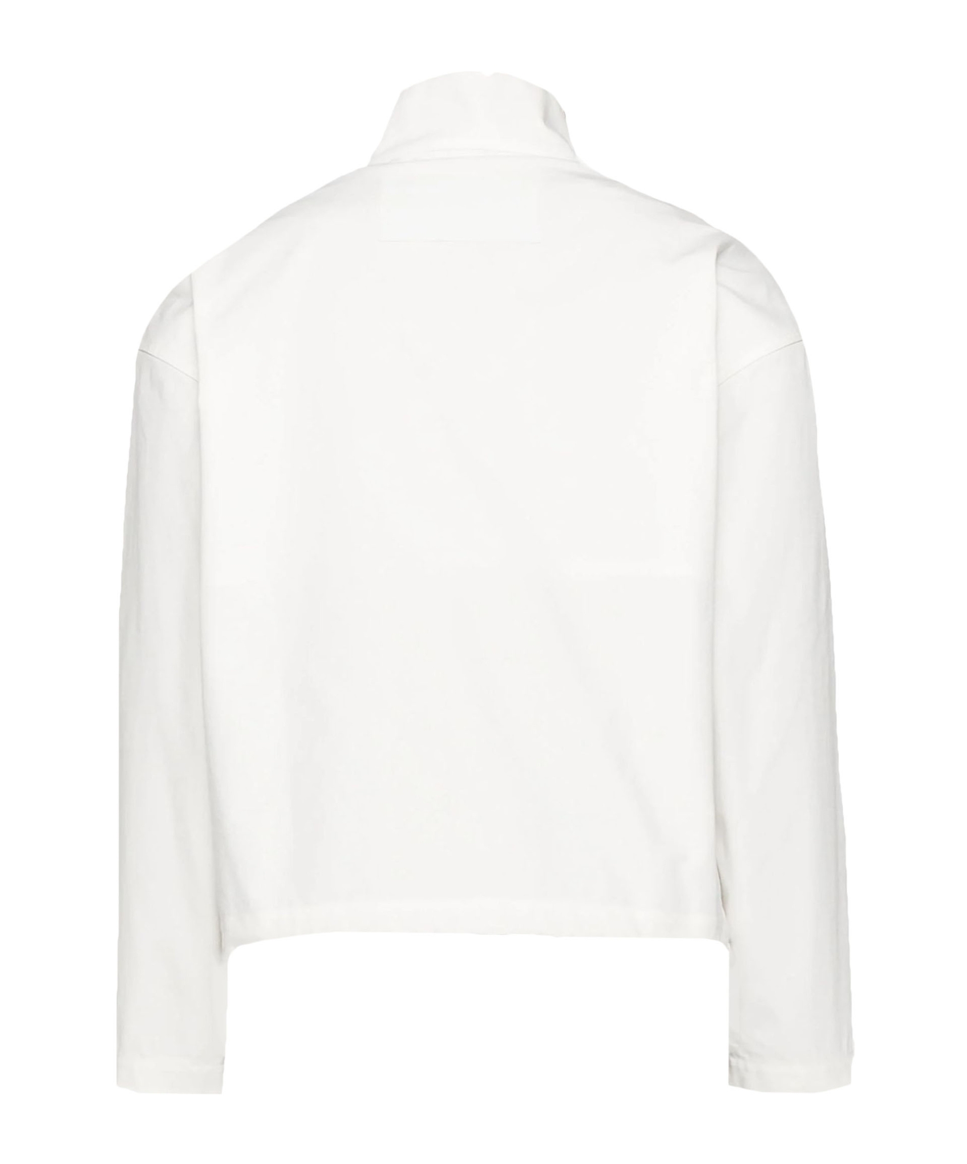 Jil Sander Canvas Cotton Jacket In White