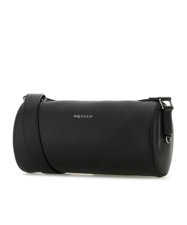Alexander Mcqueen Small Cylindrical Crossbody Bag With Metal Hardware