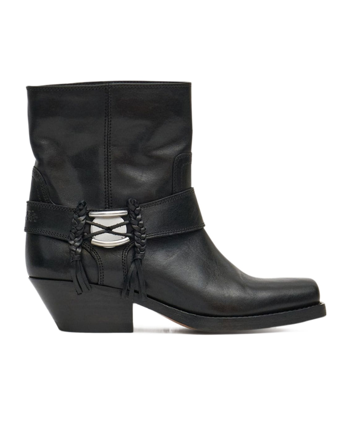 Shop Isabel Marant Akson Gaucho Boots In Black