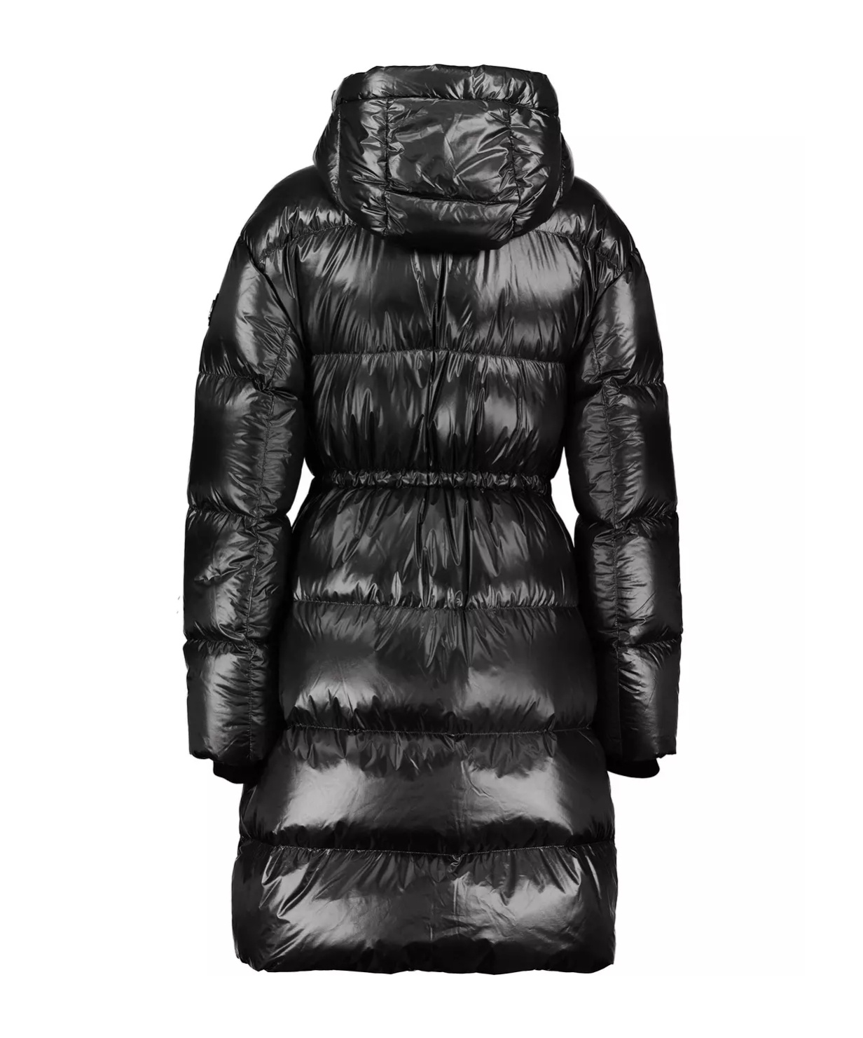 Moose Knuckles Long-sleeved Down Jacket In Black