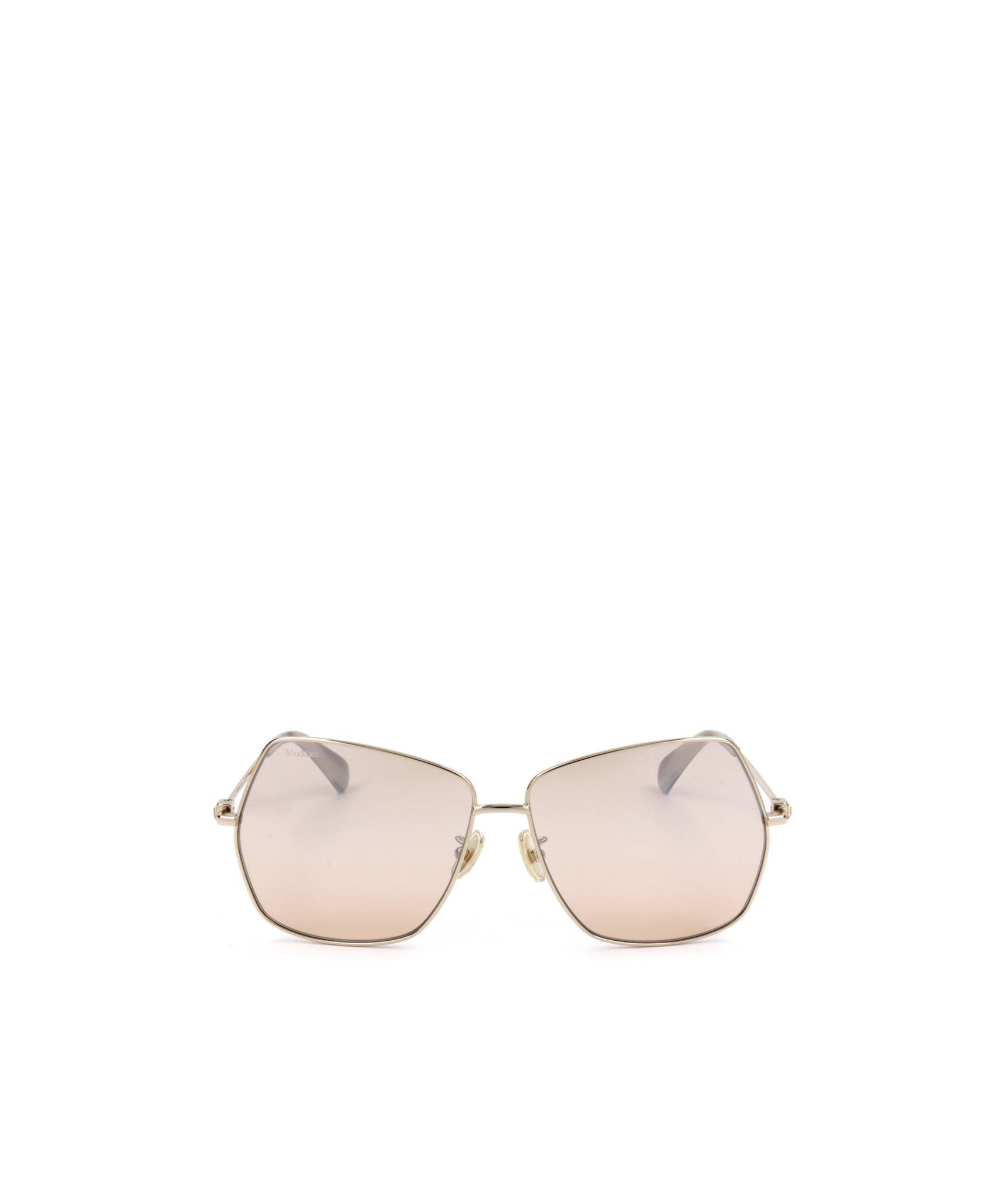 Max Mara Geometric Sunglasses In Neutral